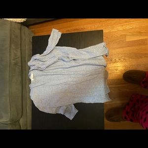 Light blue elbow length cardigan- like new